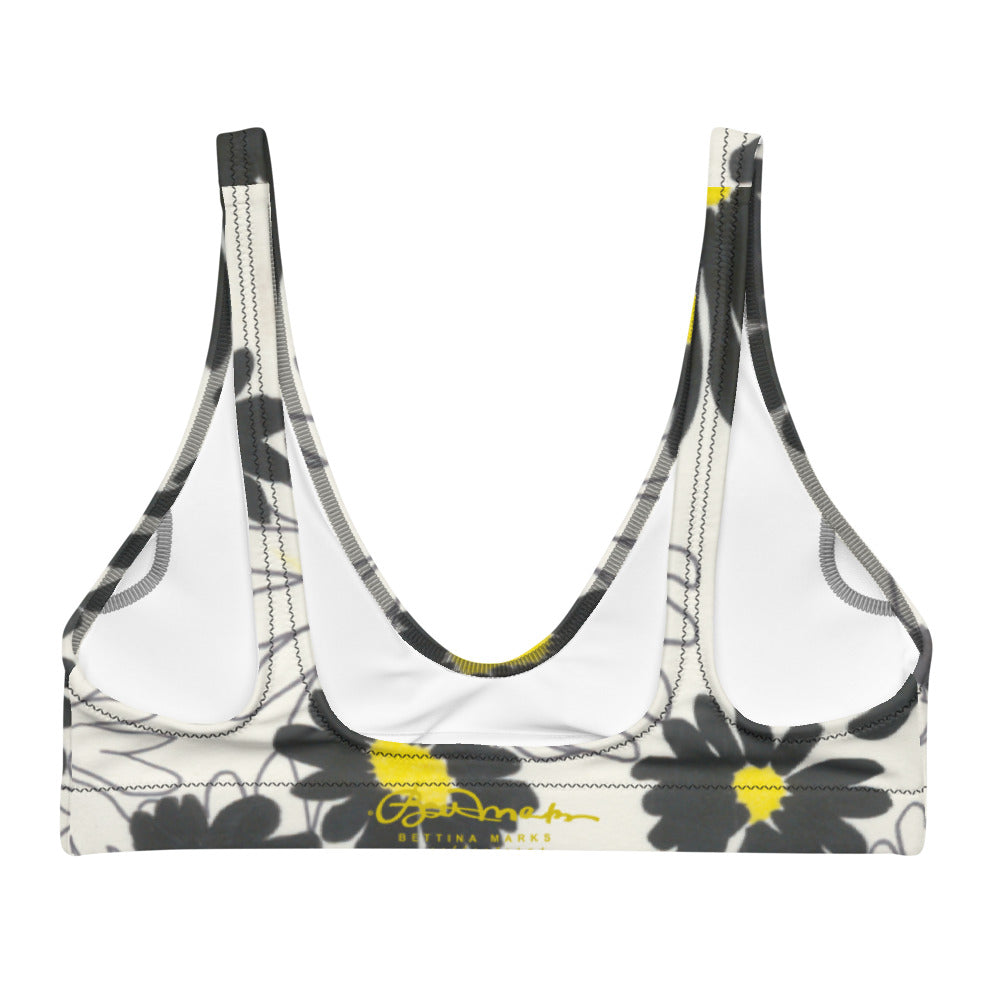 Recyled padded bikini top