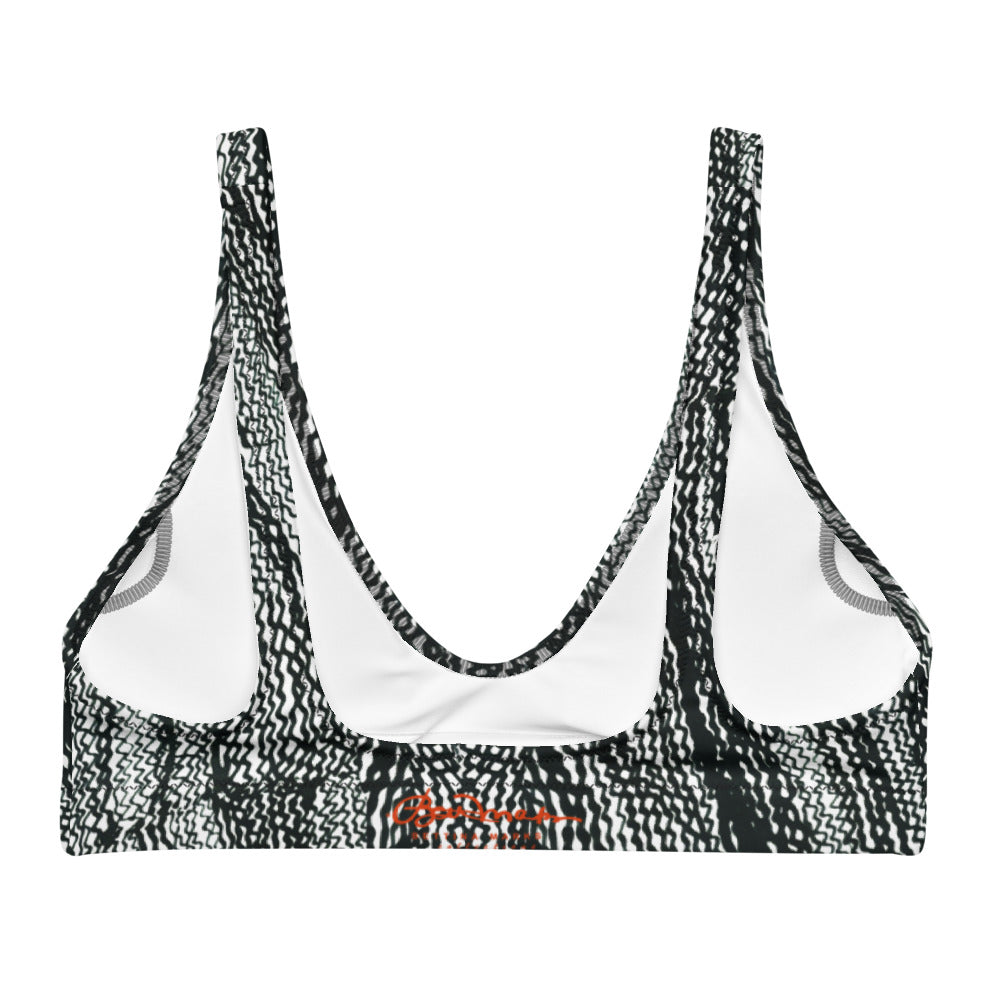 Recyled padded bikini top