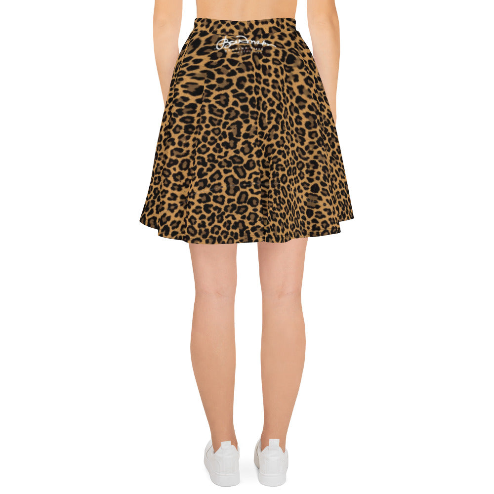 Leopard Skater Skirt