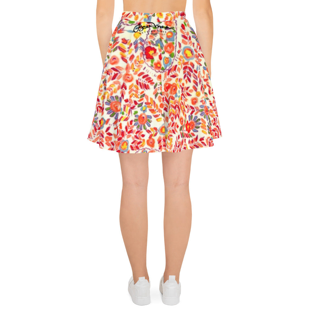 Retro Paisley Skater Skirt