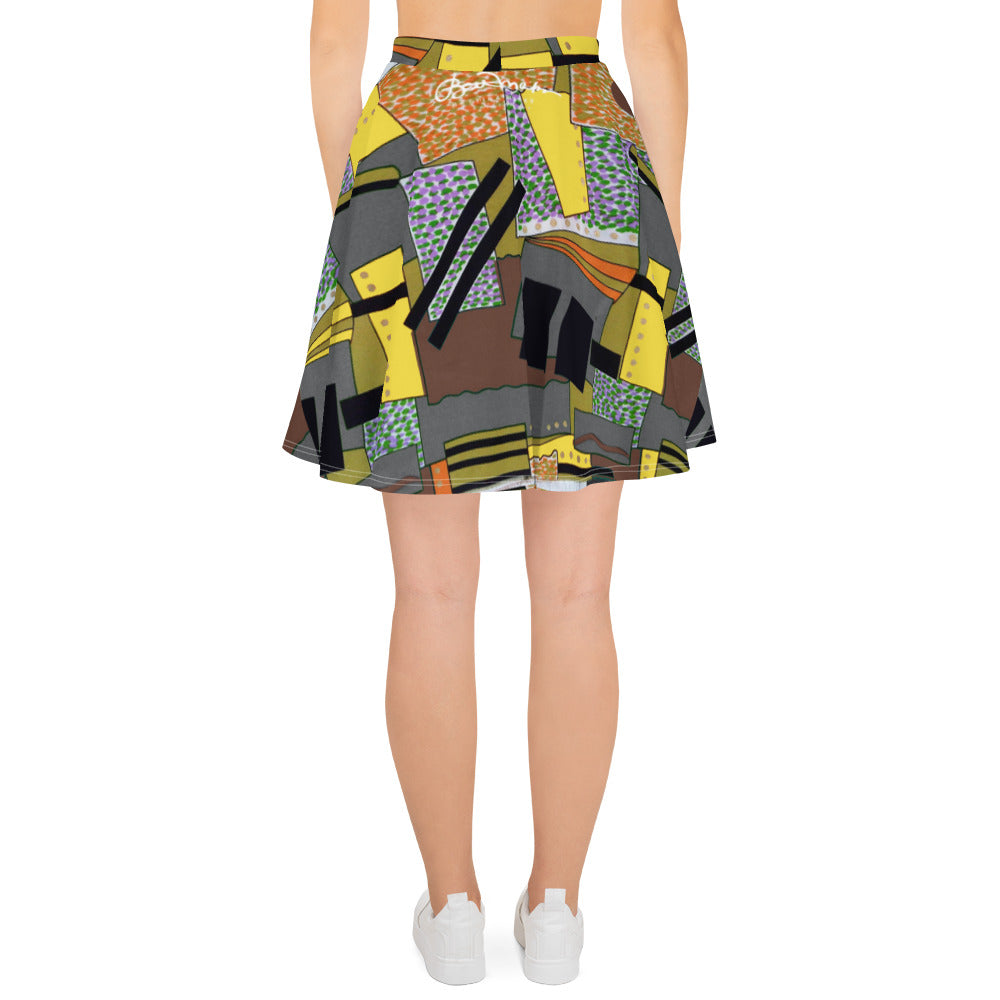 Graphic Tango Skater Skirt