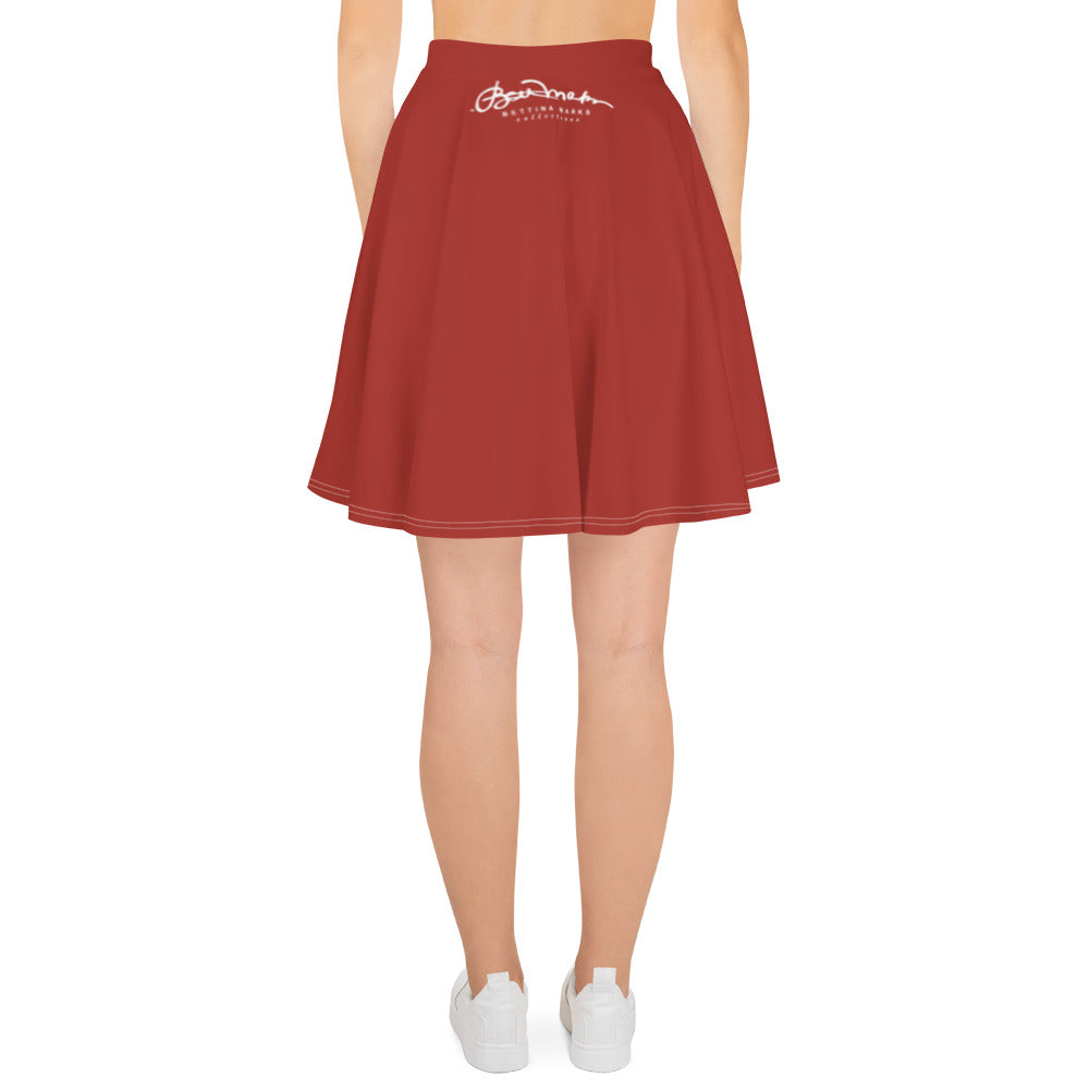 Rust Skater Skirt