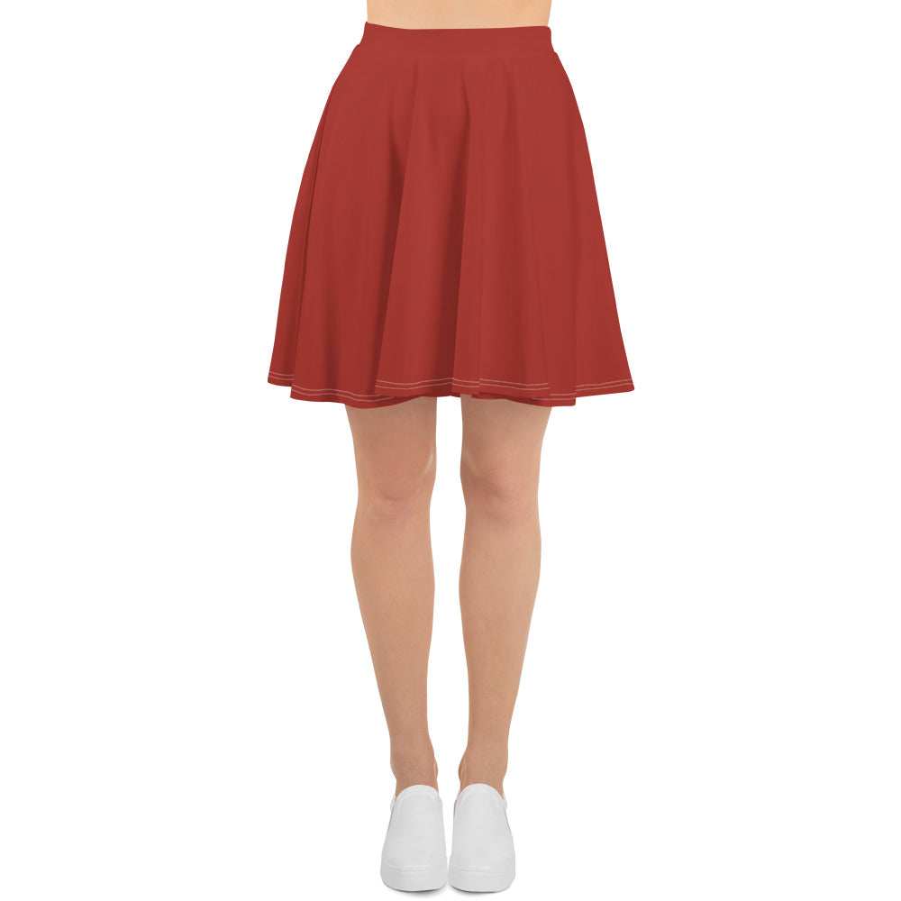 Rust Skater Skirt