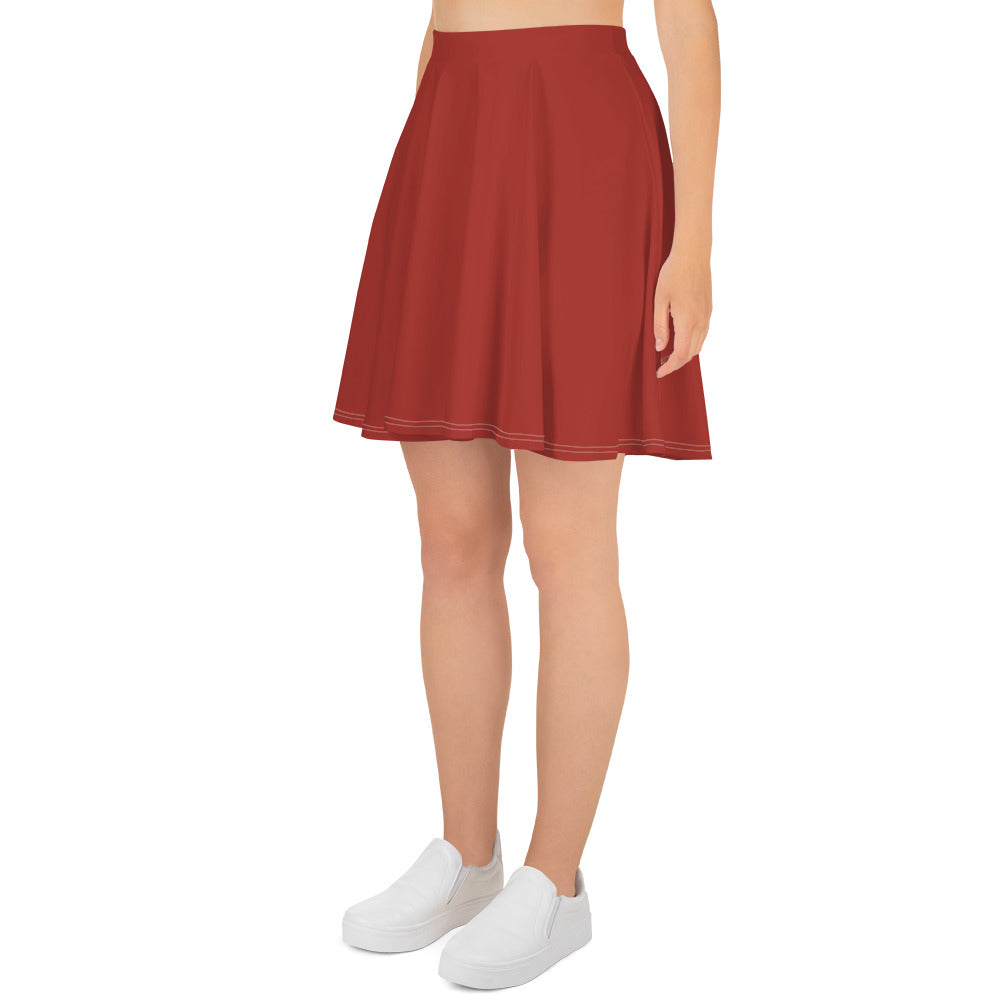 Rust Skater Skirt