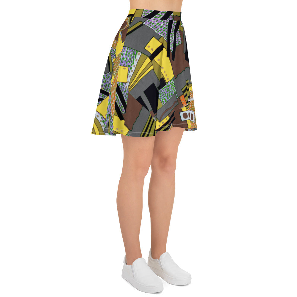 Graphic Tango Skater Skirt