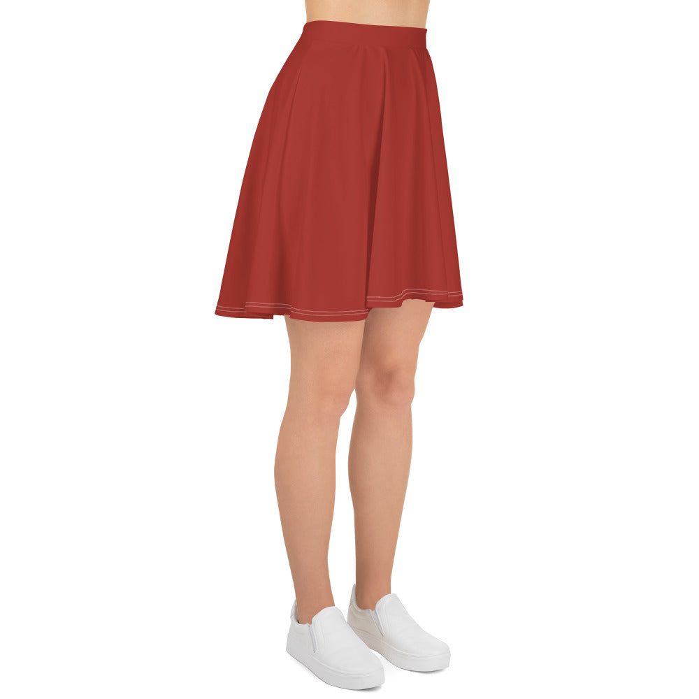 Rust Skater Skirt