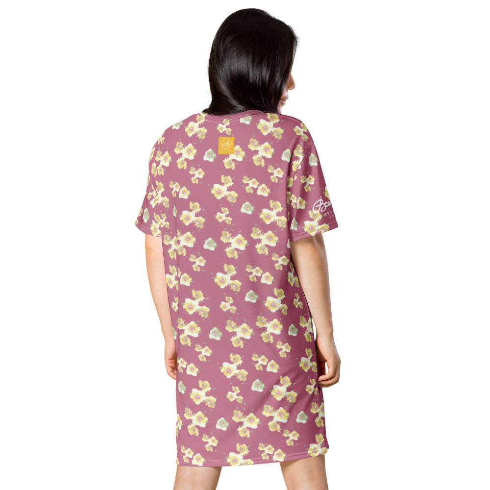 Starburst Floral T-shirt dress