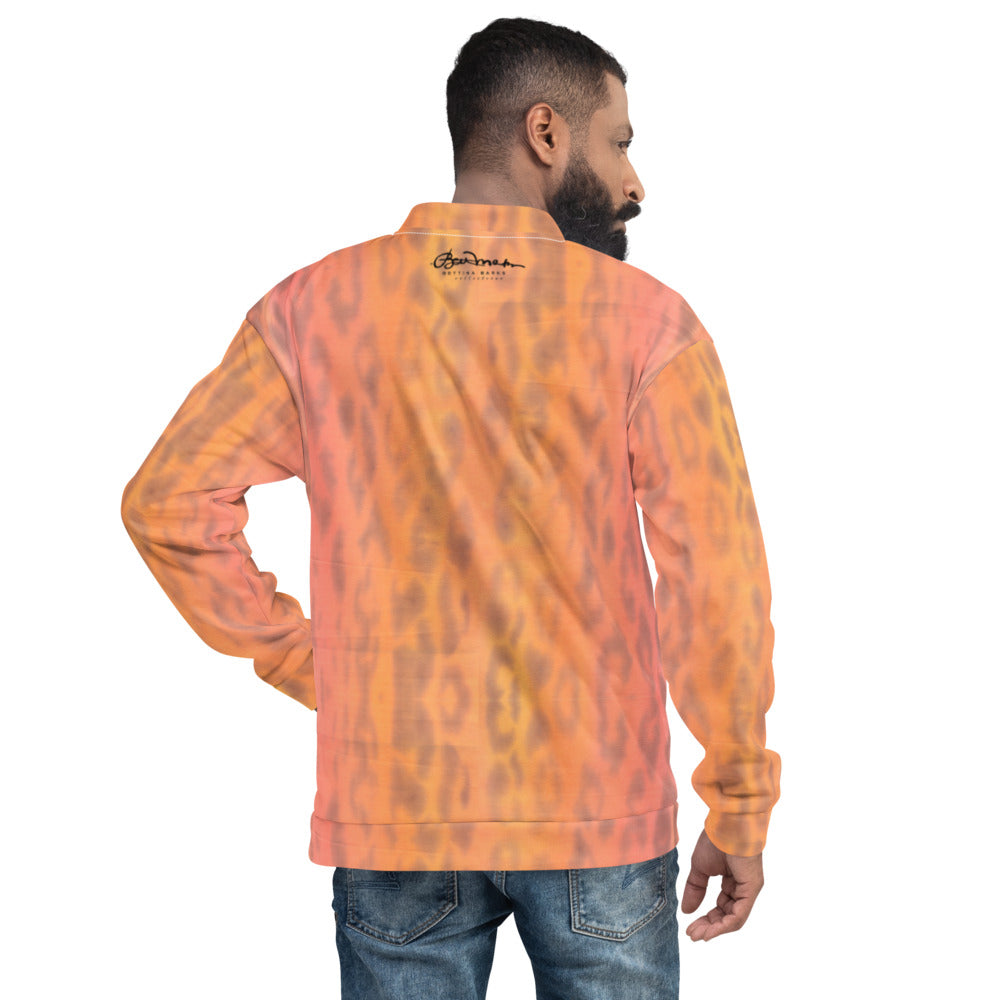 Unisex Bomber Jacket - Ombre Leopard - Men