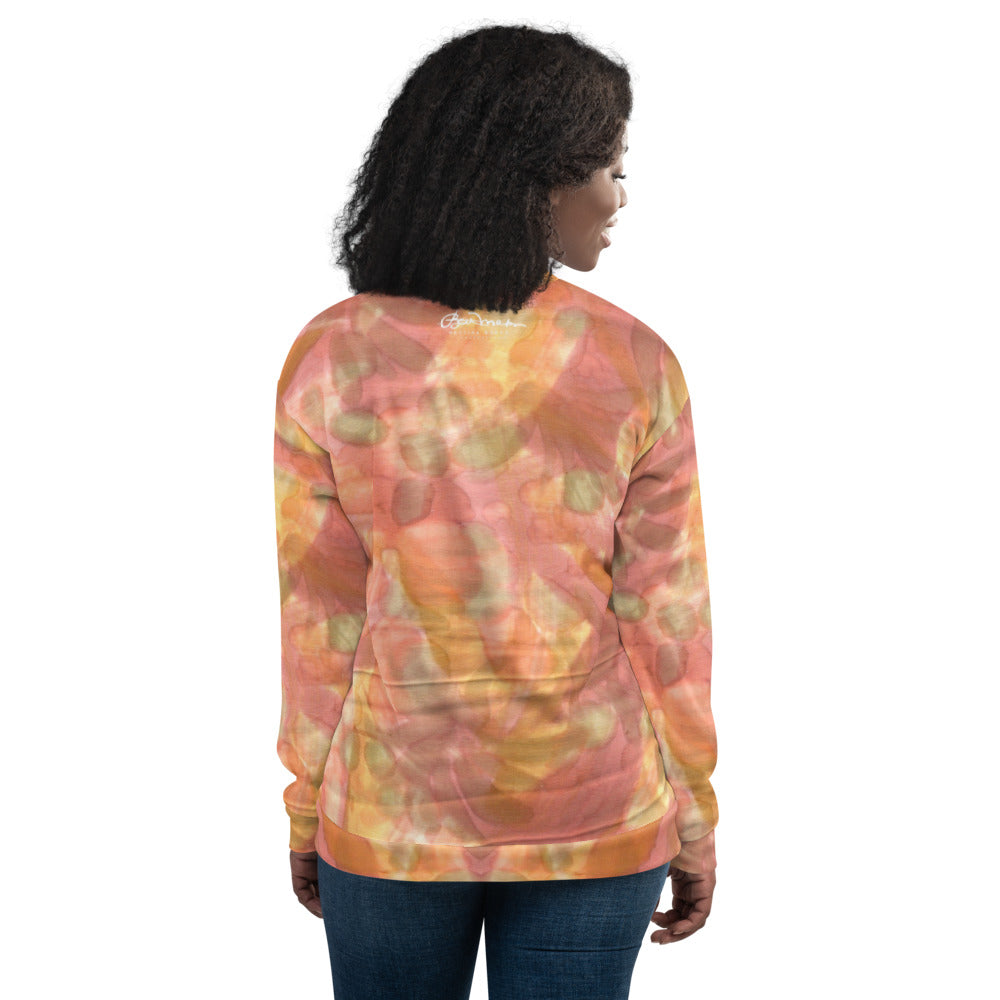 Unisex Bomber Jacket - Watercolor Smudge - Women