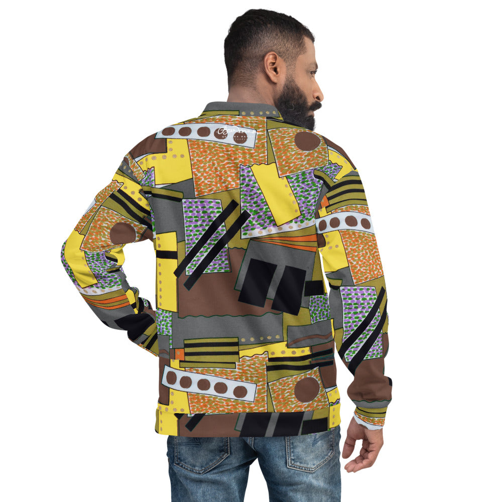 Recycled Unisex Bomber Jacket - Graphic Tango - Men