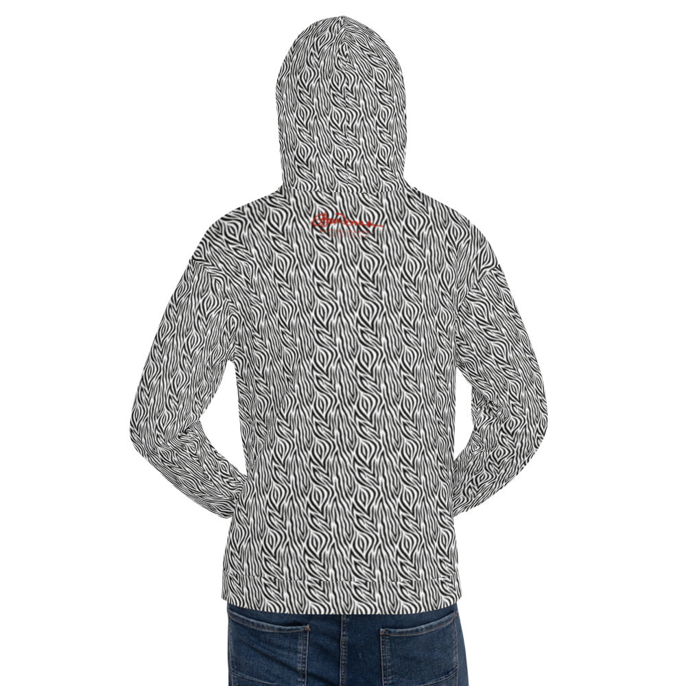 Recycled Unisex Hoodie - Zebra - Men