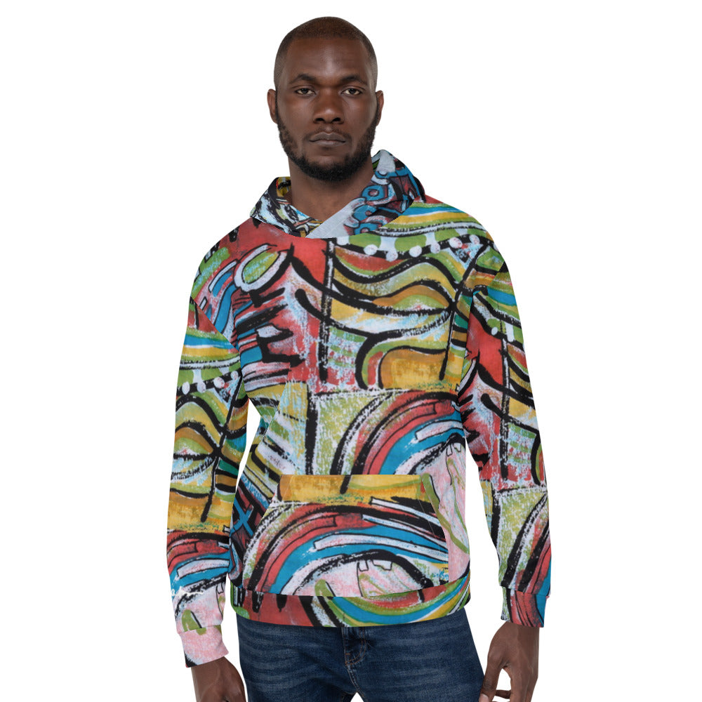 Recycled Unisex Hoodie - WhirlWind - Men