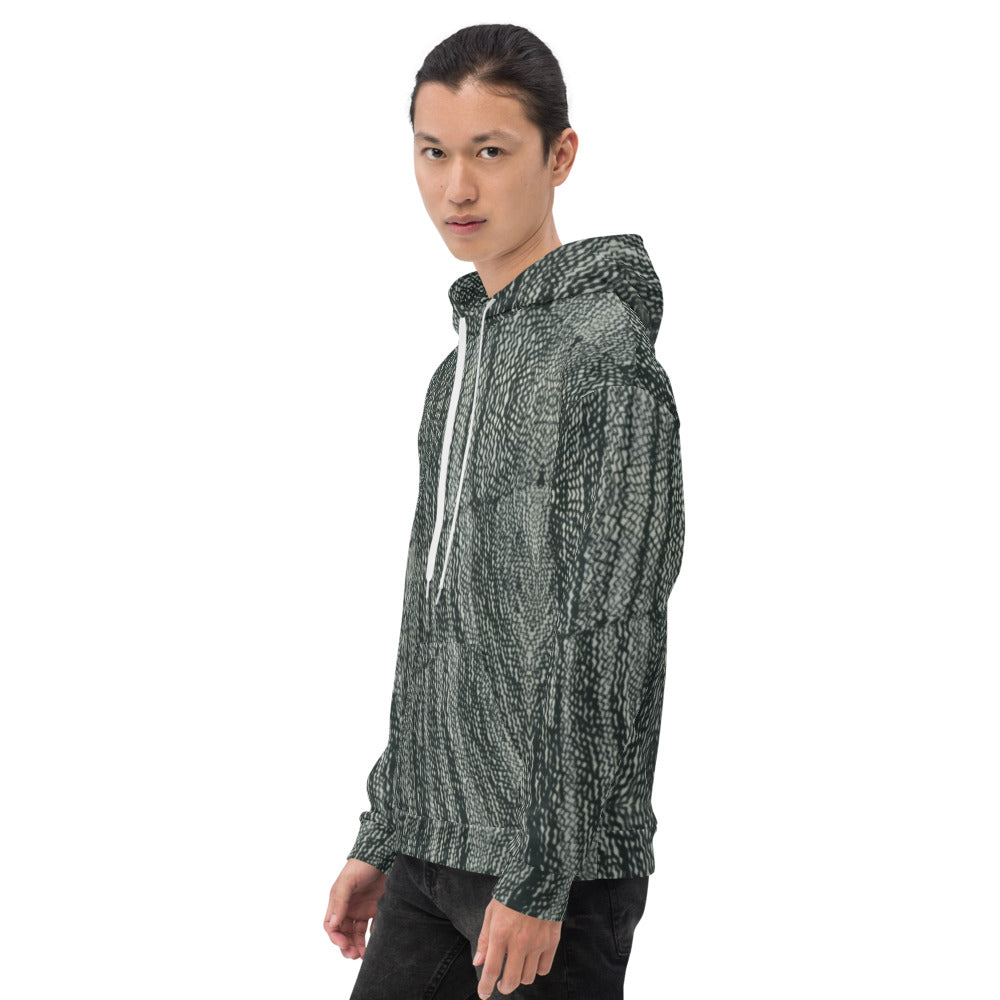 Recycled Unisex Hoodie - Tire Scribbles - Men