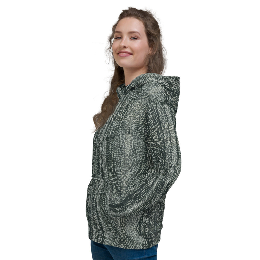 Recycled Unisex Hoodie - Tire Scribbles - Women