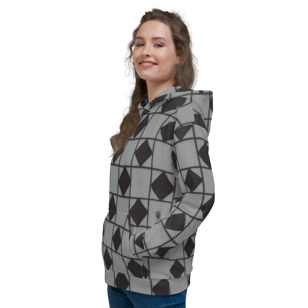 Recycled Unisex Hoodie - Grey Optical - Women