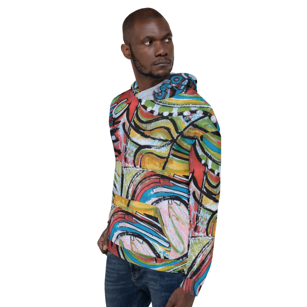 Recycled Unisex Hoodie - WhirlWind - Men
