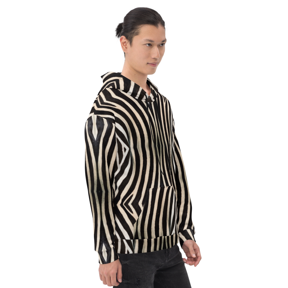 Recycled Unisex Hoodie- Zebra - Men