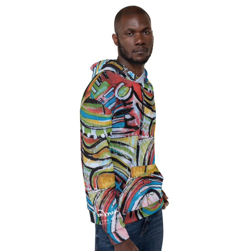 Recycled Unisex Hoodie - WhirlWind - Men