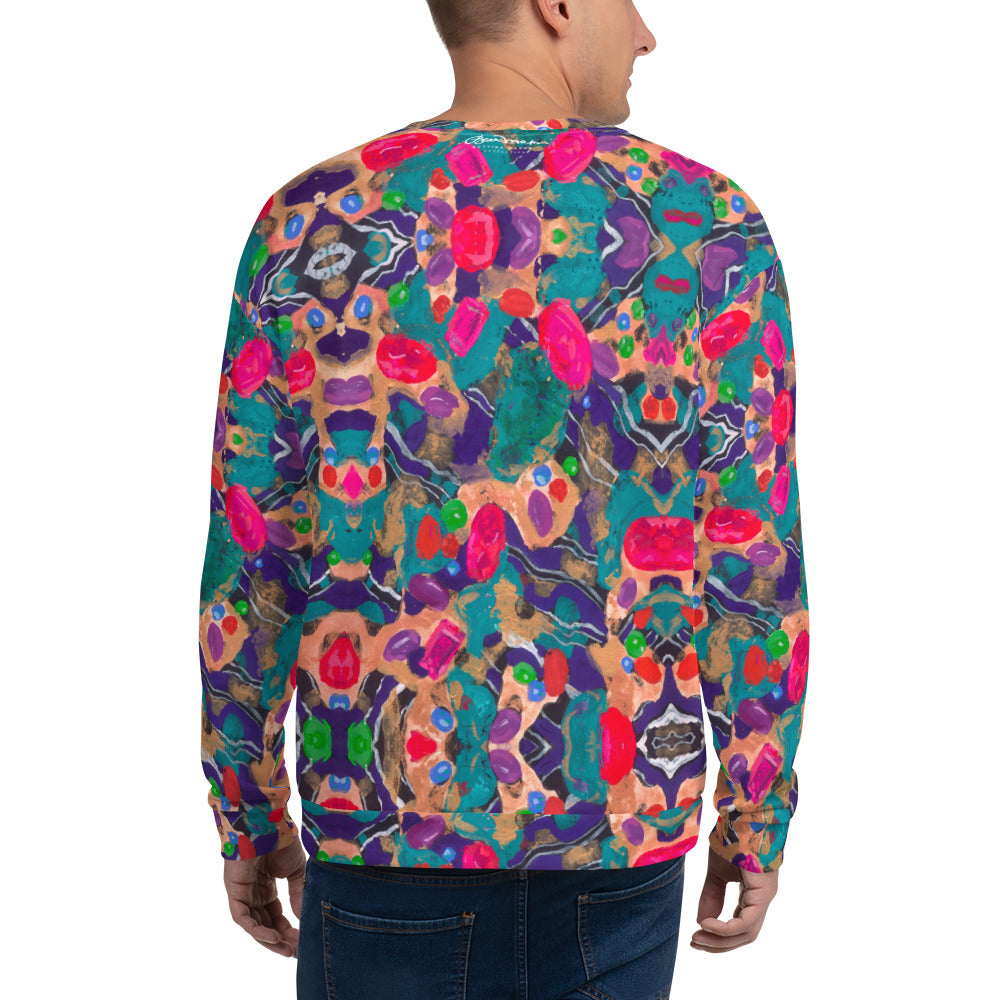 Recycled Unisex Sweatshirt - Jelly Bean - Men