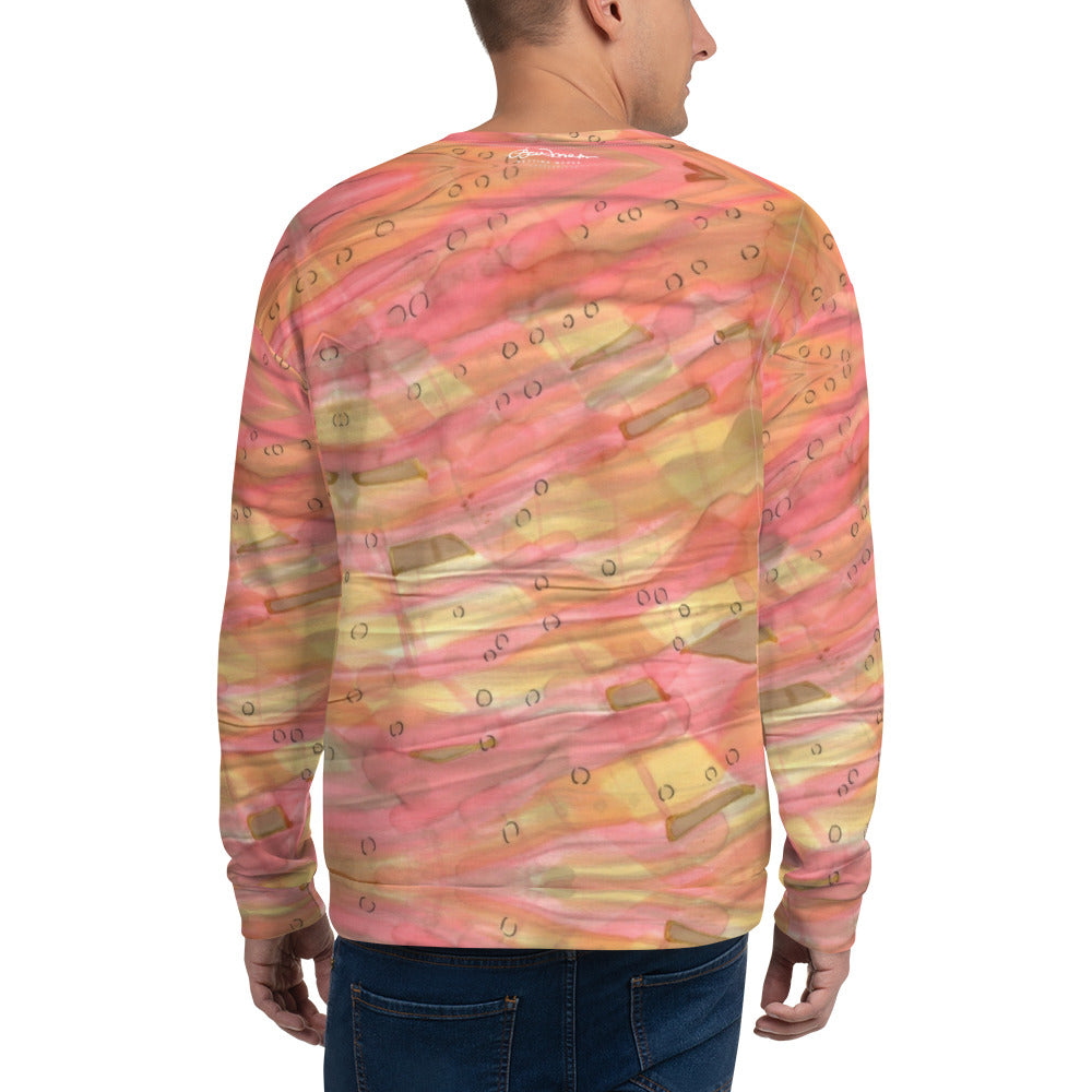 Recycled Unisex Sweatshirt - Dreamy Floral - Men