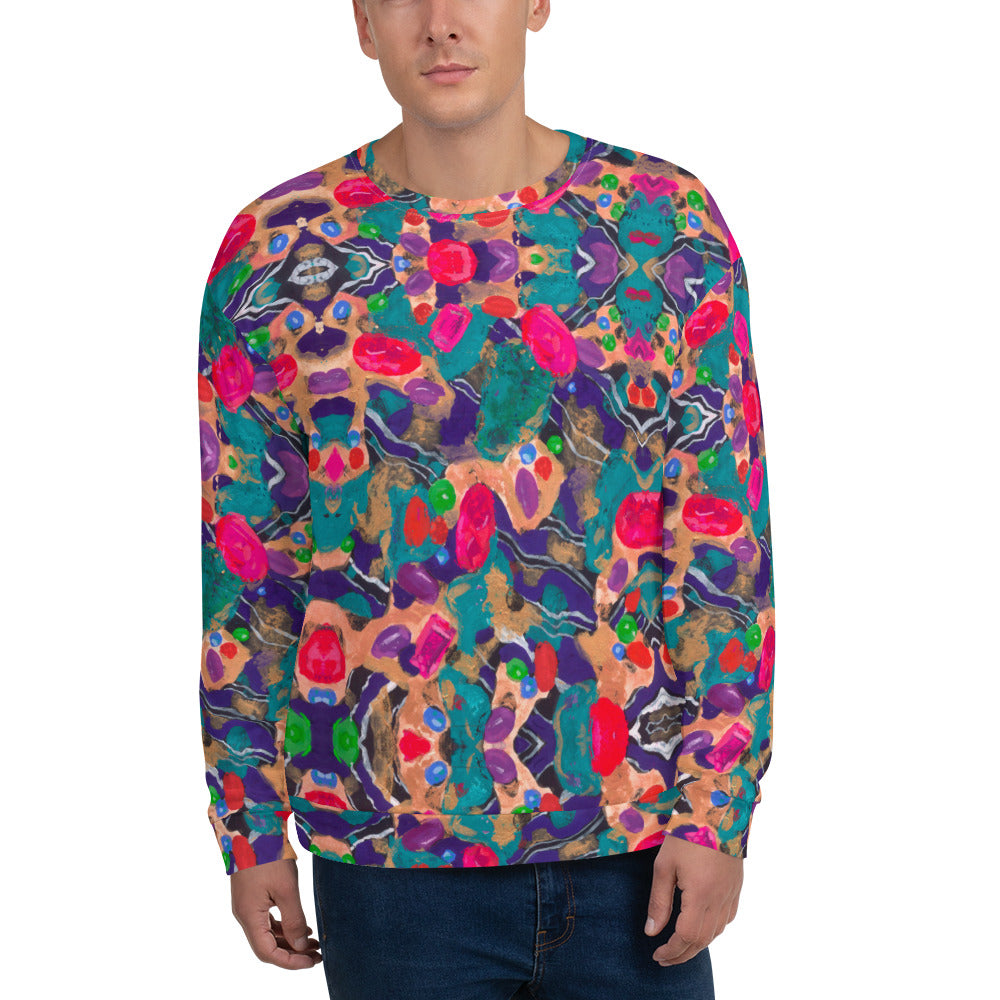 Recycled Unisex Sweatshirt - Jelly Bean - Men