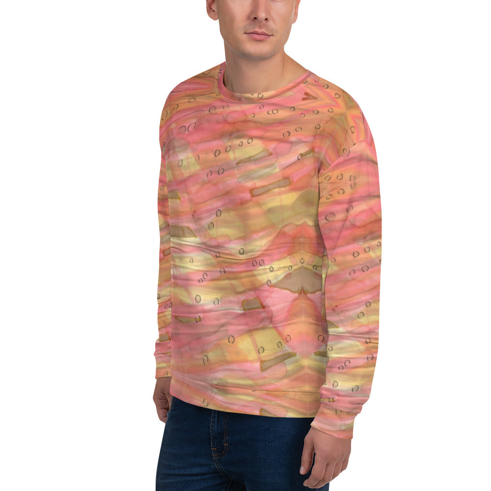 Recycled Unisex Sweatshirt - Dreamy Floral - Men
