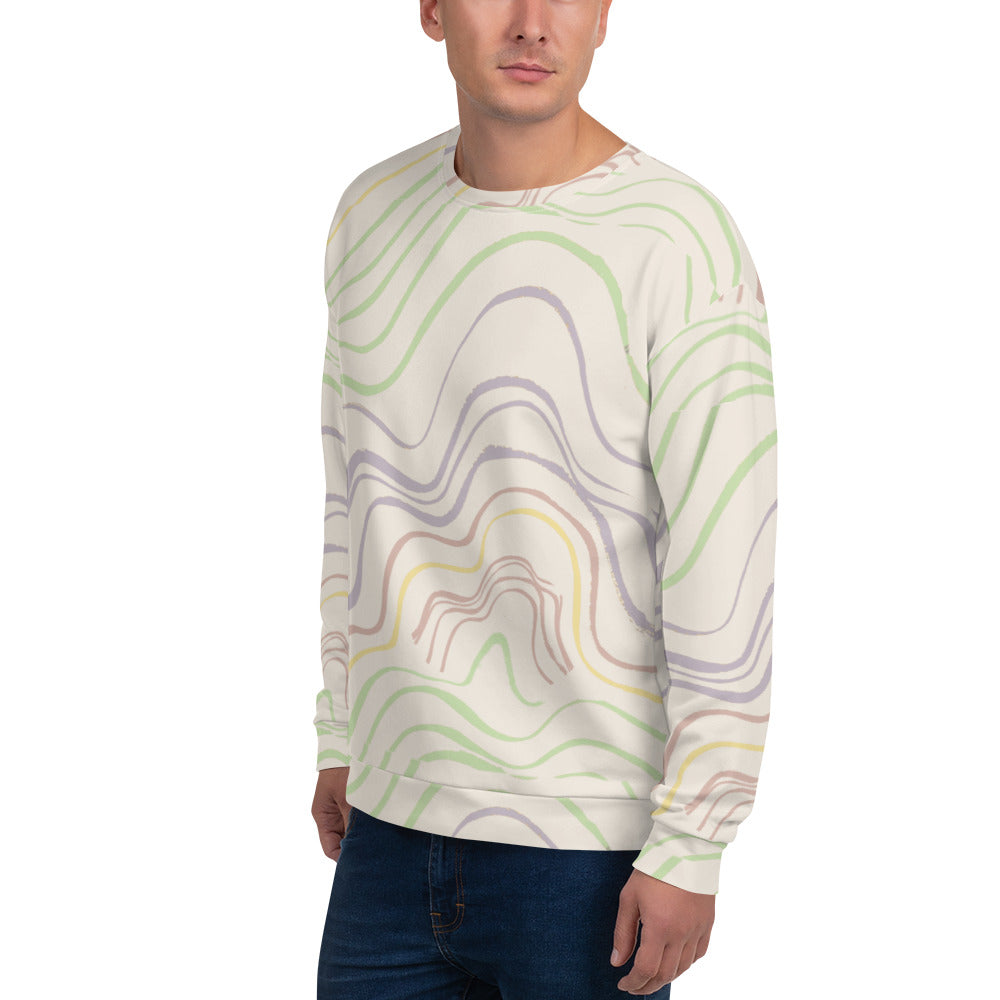 Recycled Unisex Sweatshirt - Sixties - Men