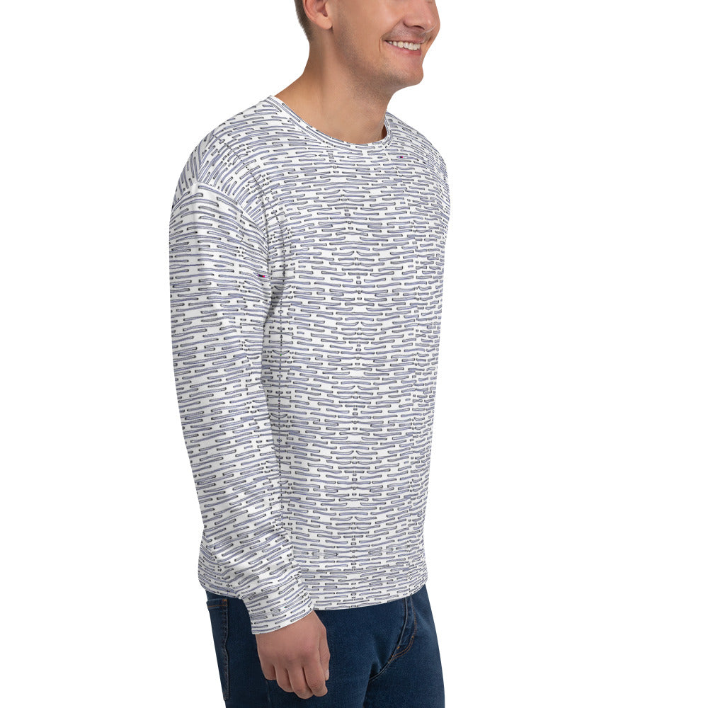 Recycled Unisex Sweatshirt - Nautical Crew - Men