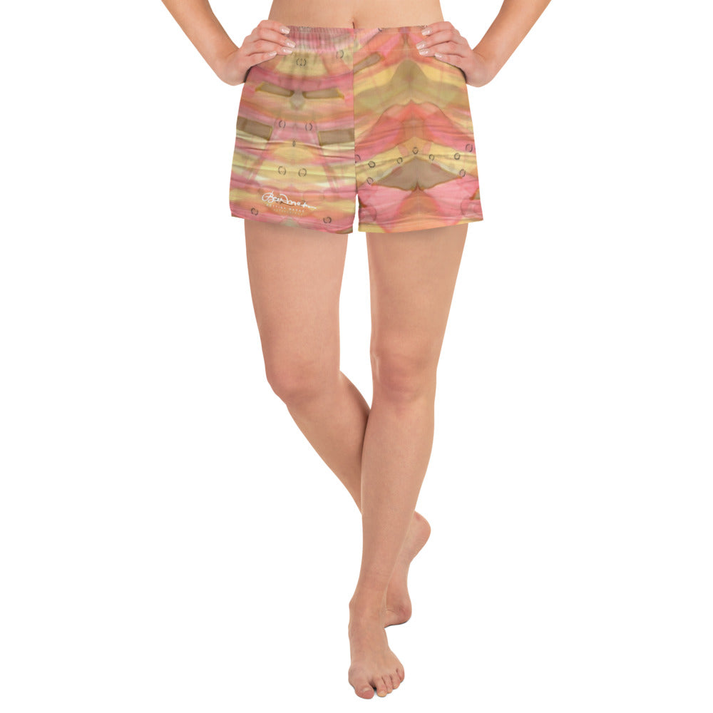 Women's Dreamy Floral Athletic Shorts