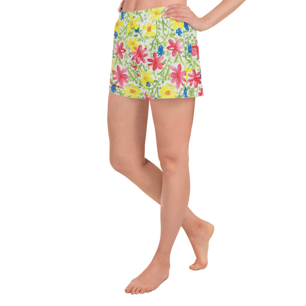 Women's Wildflower Athletic Shorts
