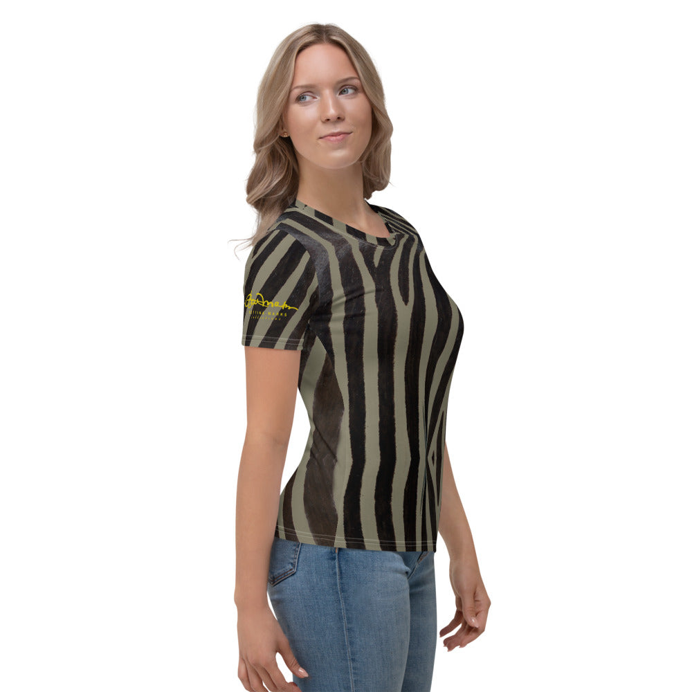 Khaki Zebra Women's T-shirt