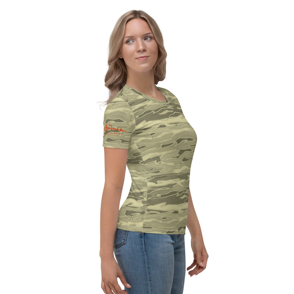 Khaki Lava Camouflage Women's T-shirt