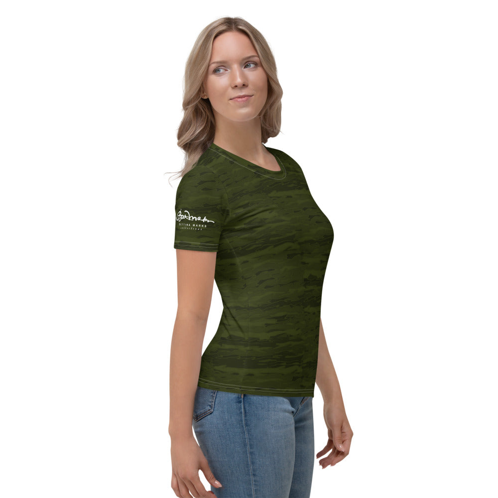 Army Camouflage Lava Women's T-shirt