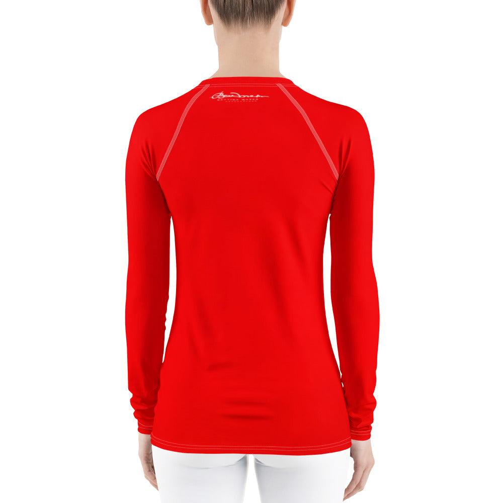 Breath of Fire Orange Long Sleeve Tops
