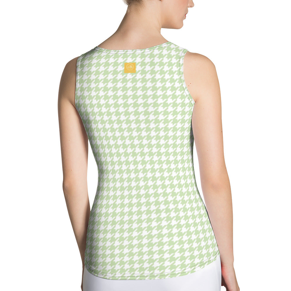 Butterfly Houndstooth Tank Top
