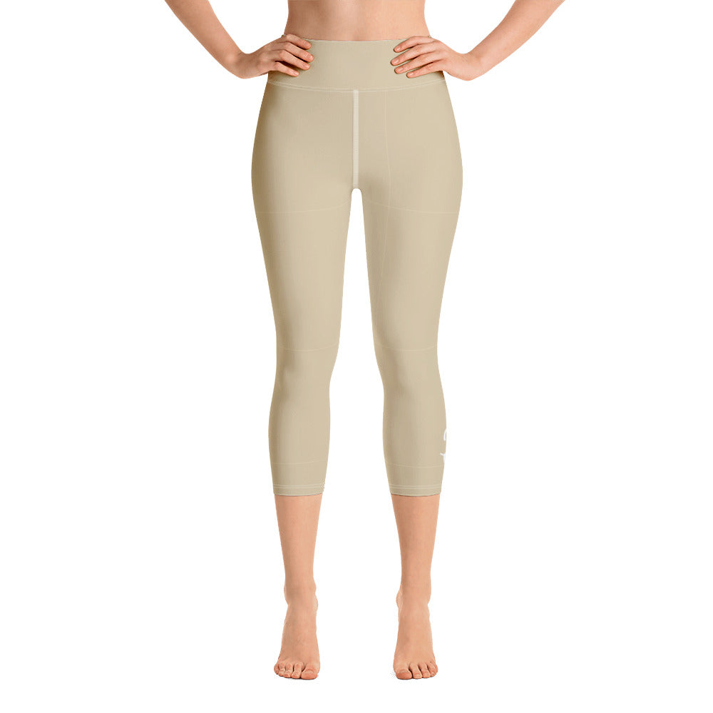 Sand Yoga Capri Leggings