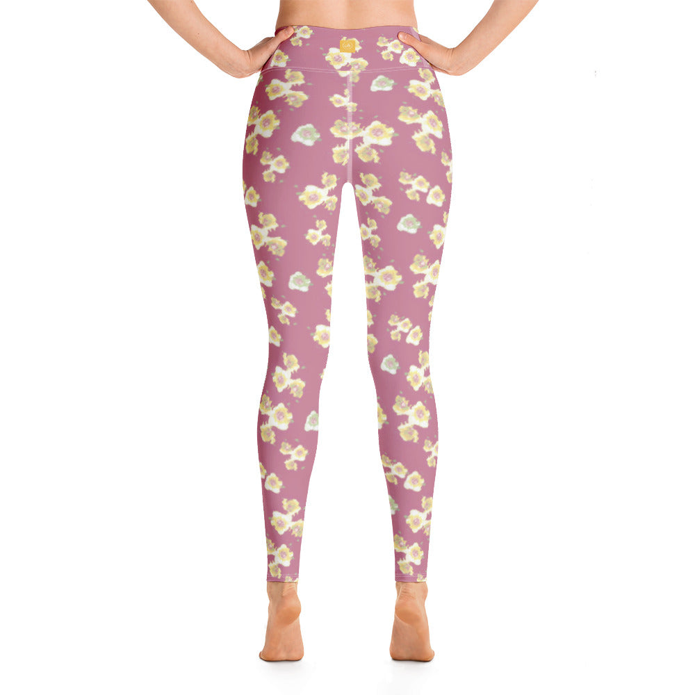 Starburst Floral Yoga Leggings