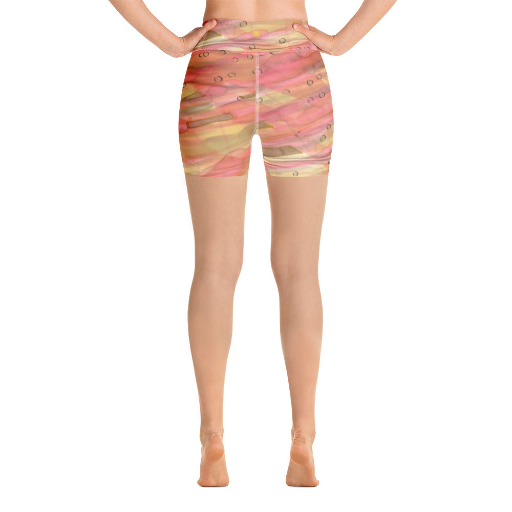 Dreamy Floral Yoga Shorts