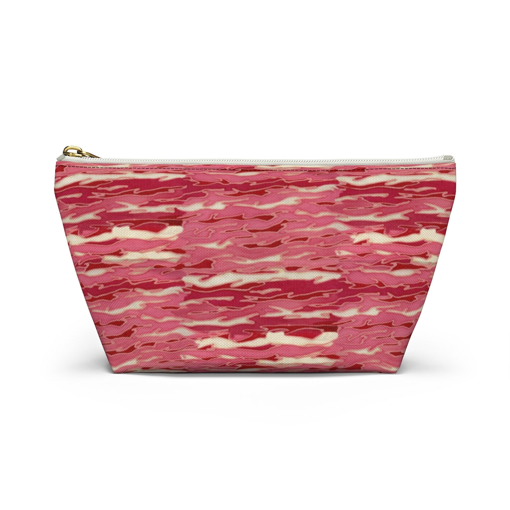 Pink Camouflage Lava Accessory Pouch w T-bottom