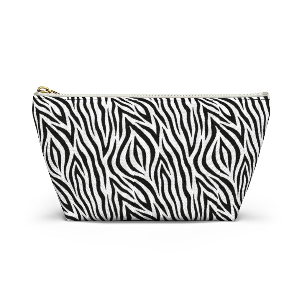 Zebra Accessory Pouch w T-bottom