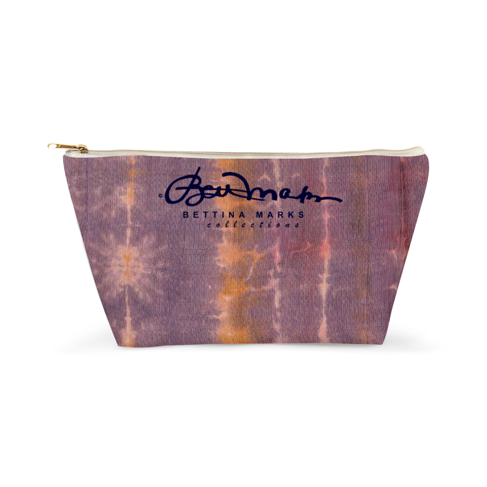 Purple Sunset Tie Dye Accessory Pouch T-Bottom