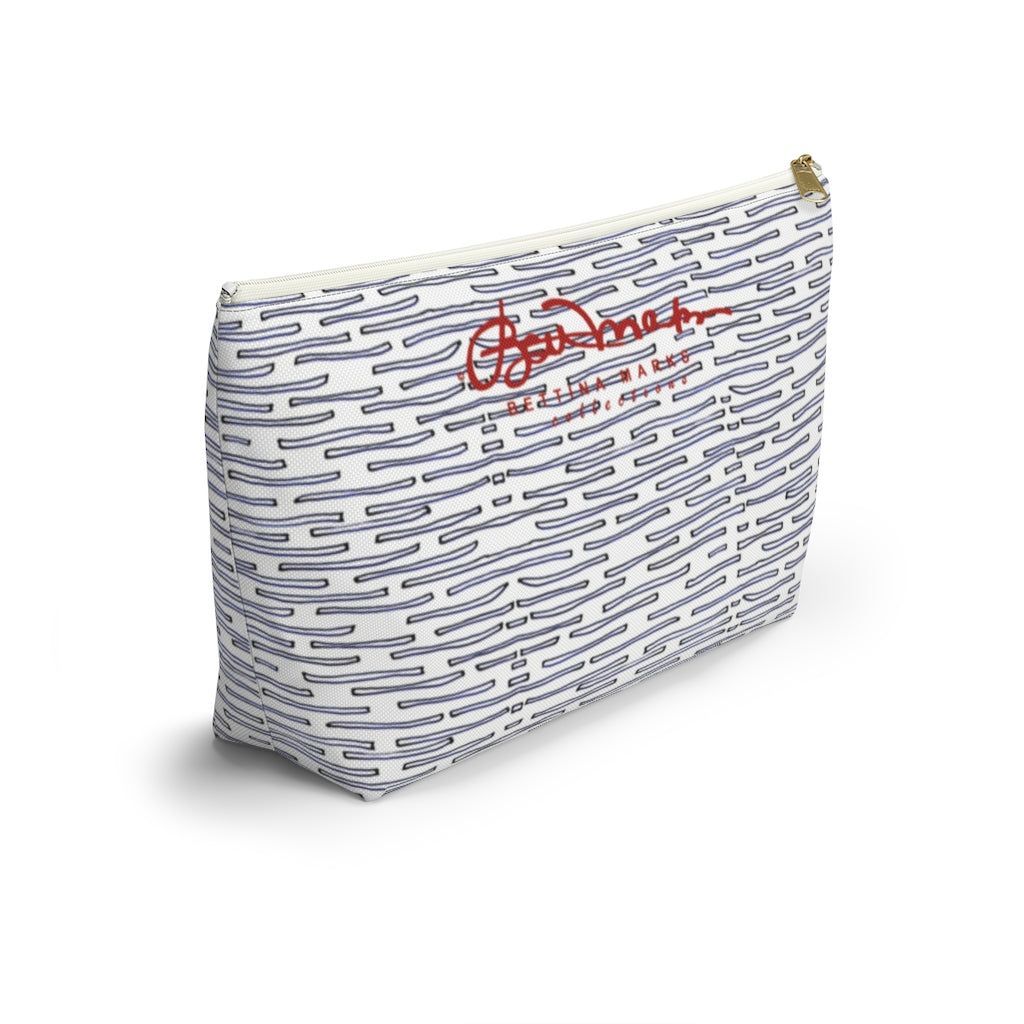 Nautical Crew Accessory Pouch w T-bottom
