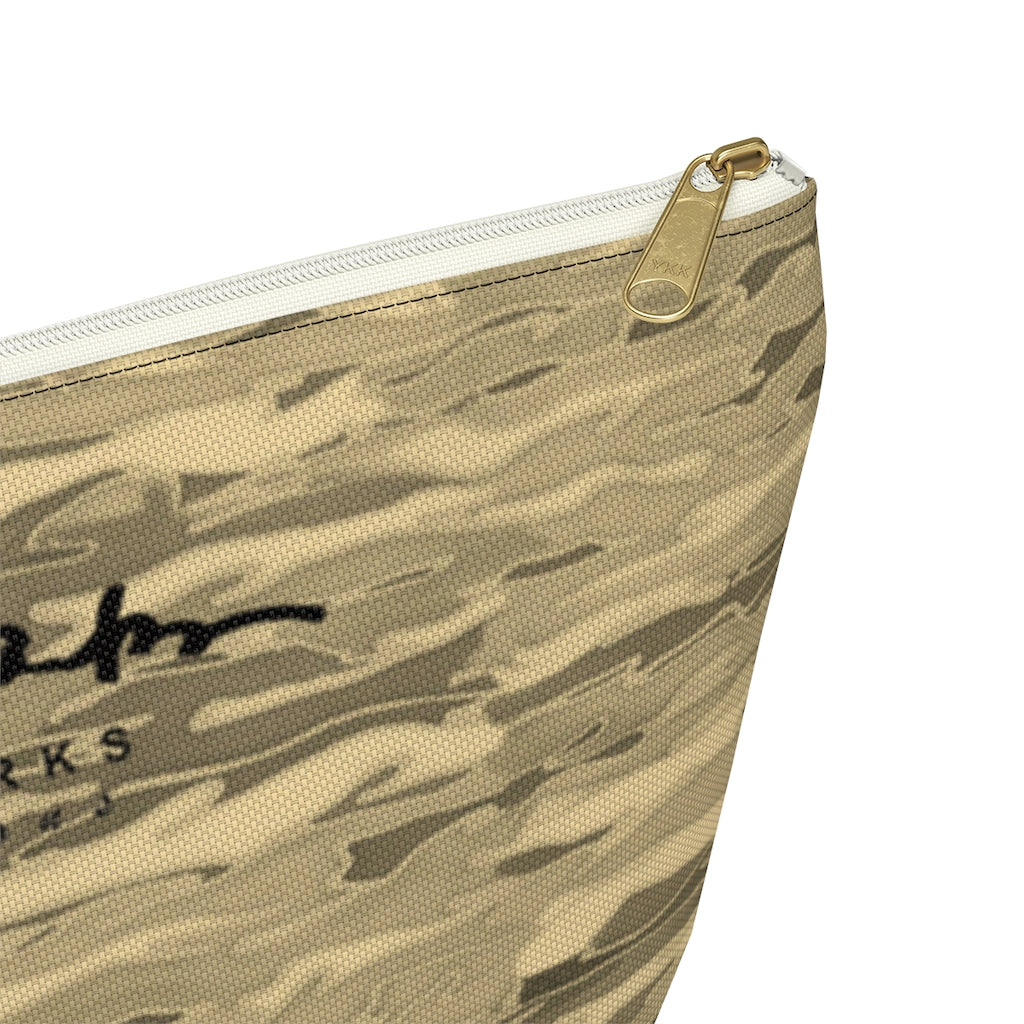 Sand Lava Camouflage Accessory Pouch w T-bottom