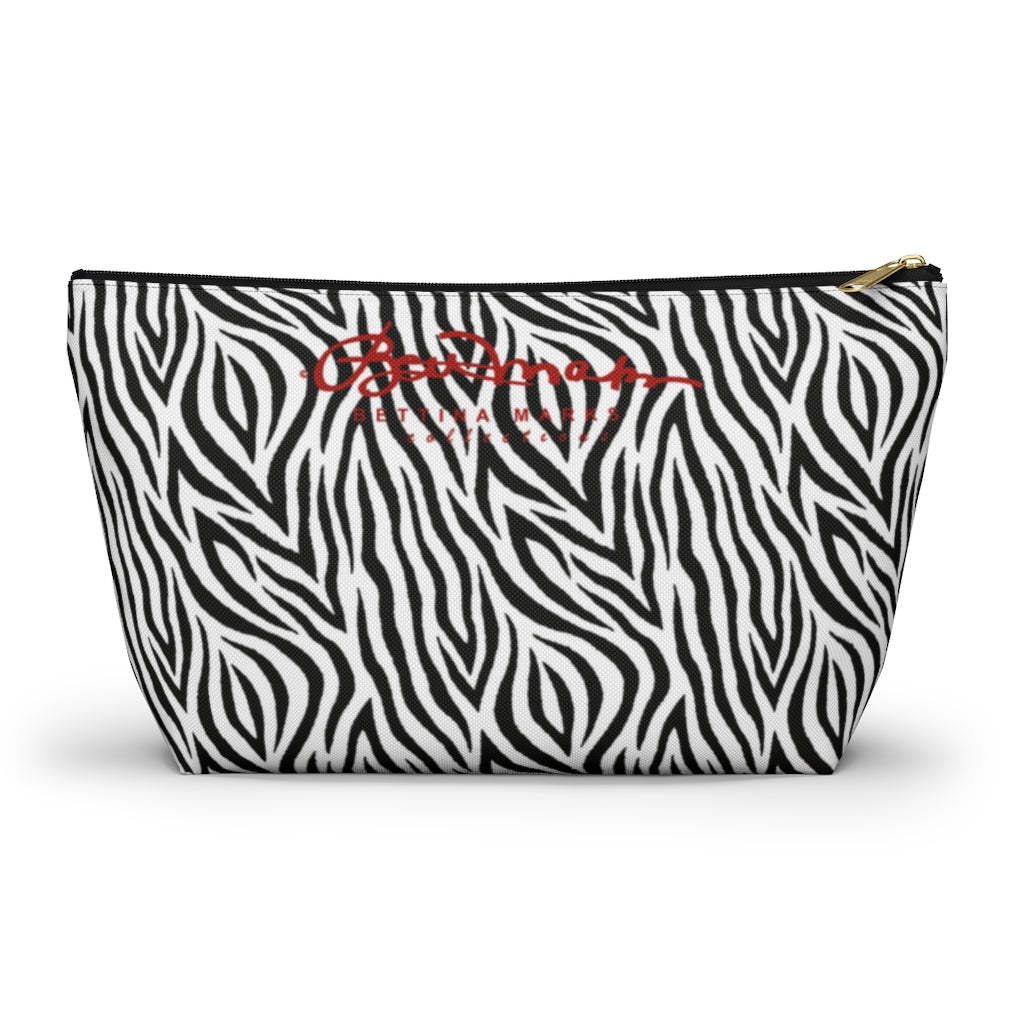 Zebra Accessory Pouch w T-bottom
