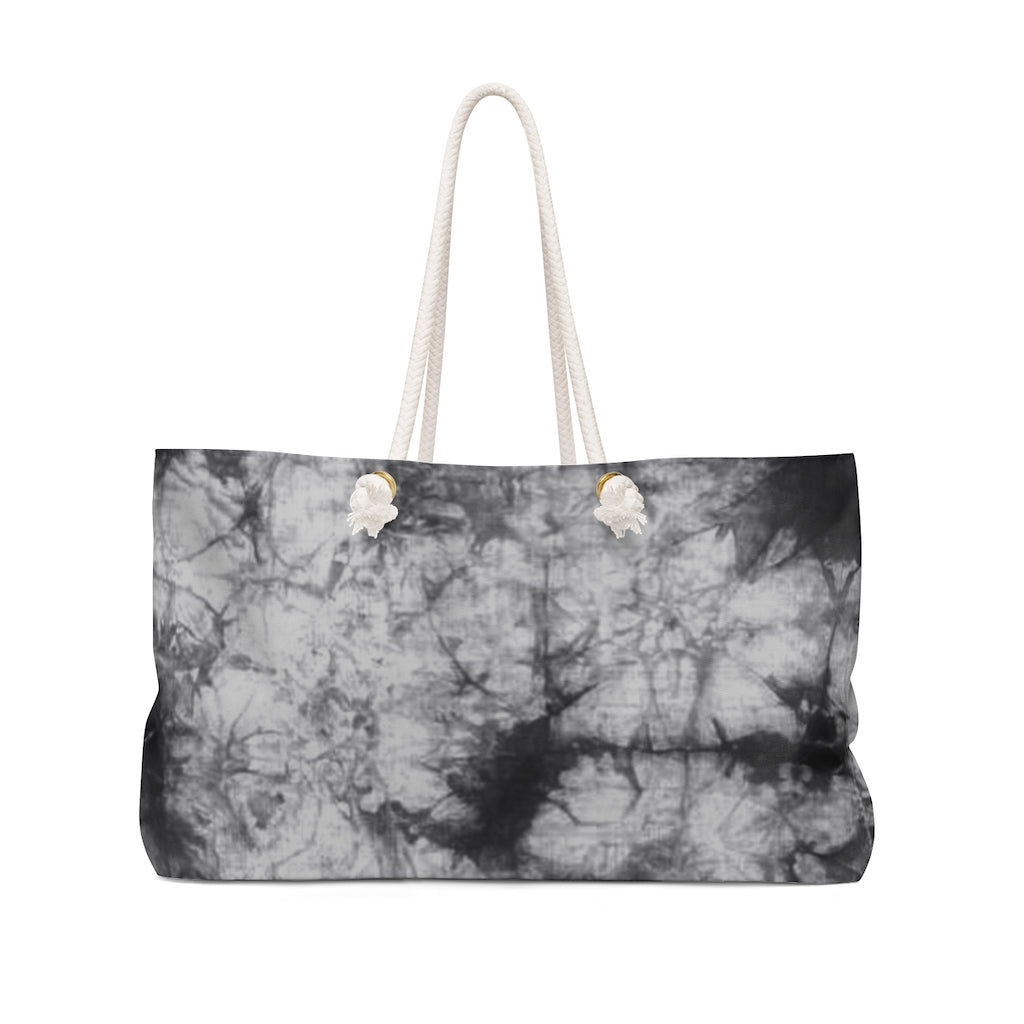 Grey Tie Dye Weekender Bag