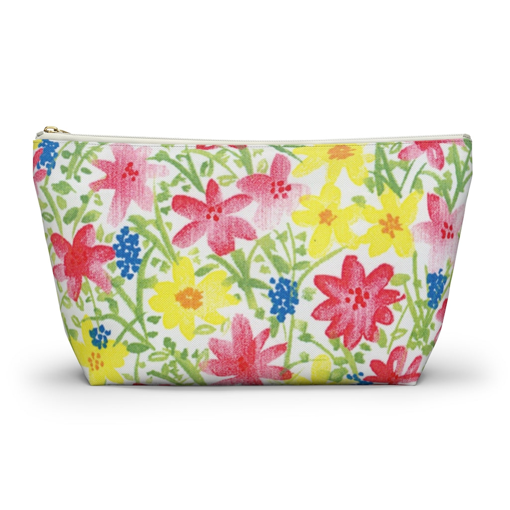 Wildflower Accessory Pouch w T-bottom