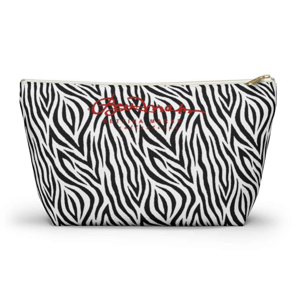 Zebra Accessory Pouch w T-bottom
