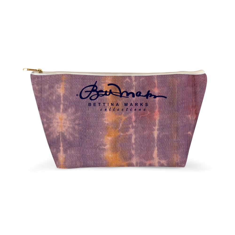 Purple Sunset Tie Dye Accessory Pouch T-Bottom