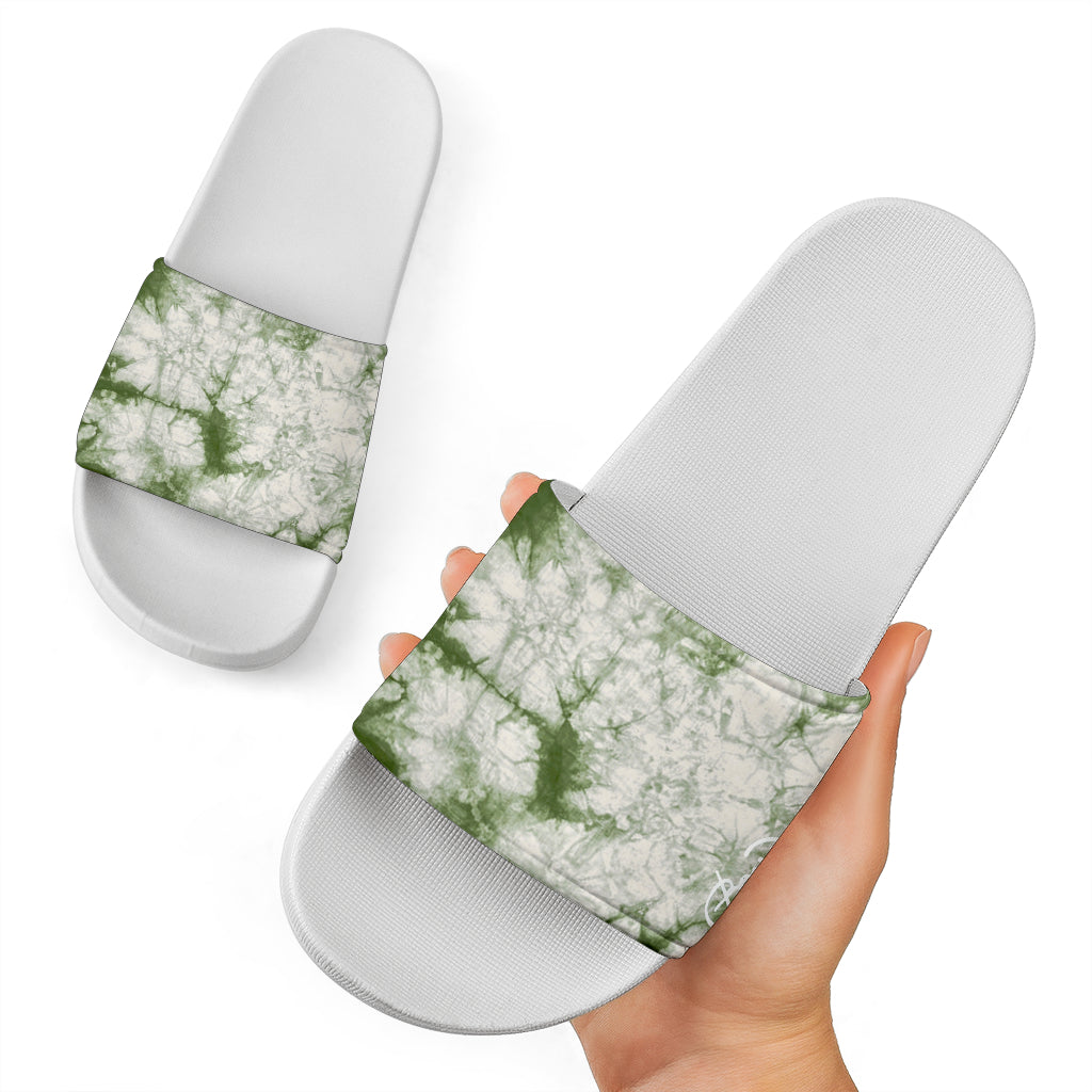 Sage Tie Dye Slide Sandal