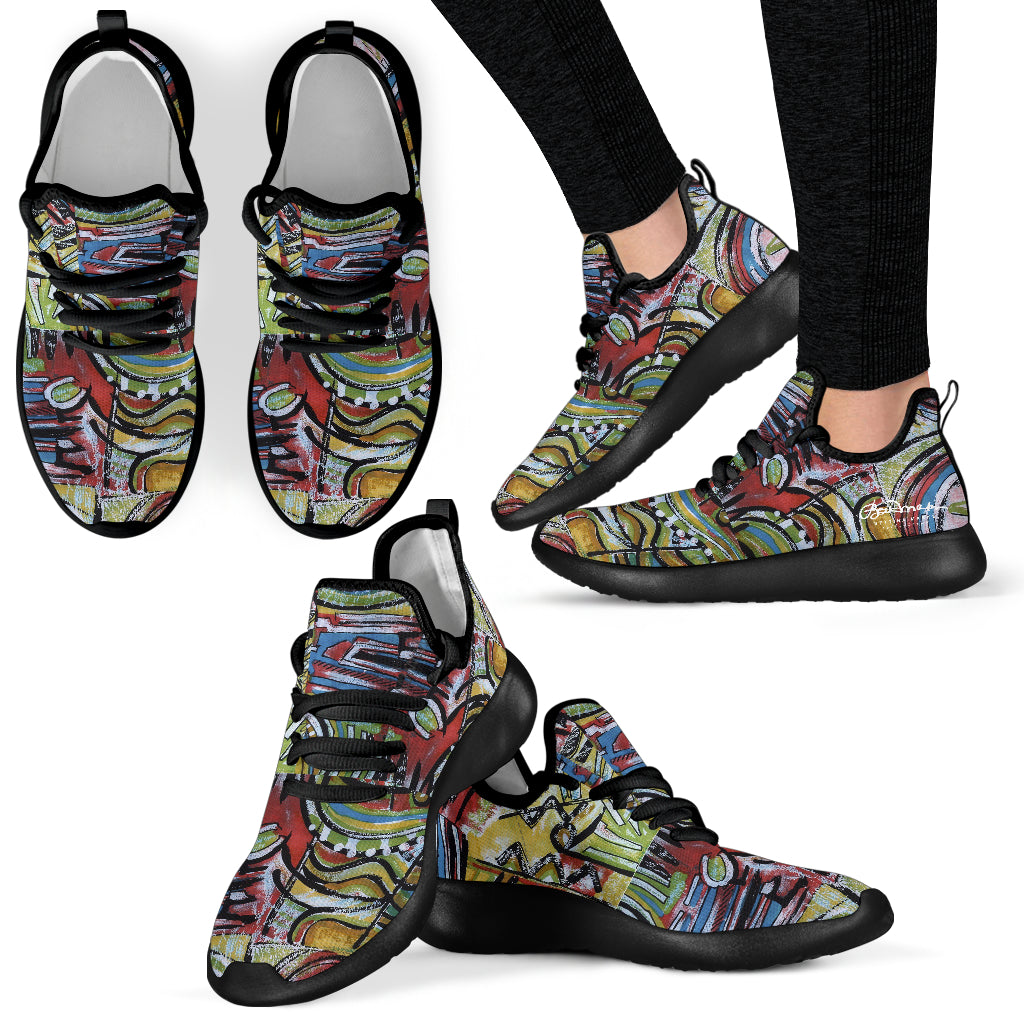 Whirl Wind Mesh Knit Sneakers